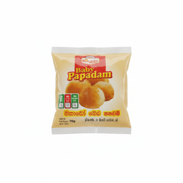 Nikado Baby Papadam - 70g