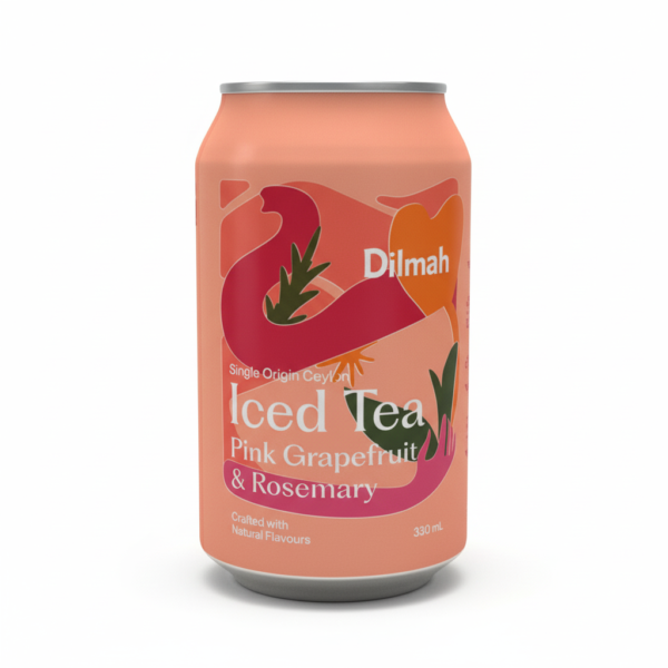 Dilmah Iced Tea Pink Grapefruit & Rosemary -330Ml