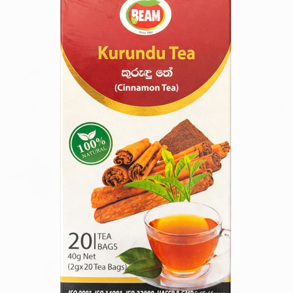 Beam Herbal Tea Bags – Kurundu (Cinnamon) 40g