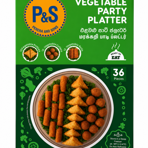 P&S Vegetable Party Platter 36 Pieces