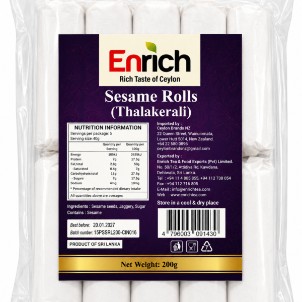 Enrich Sesame Rolls 200g