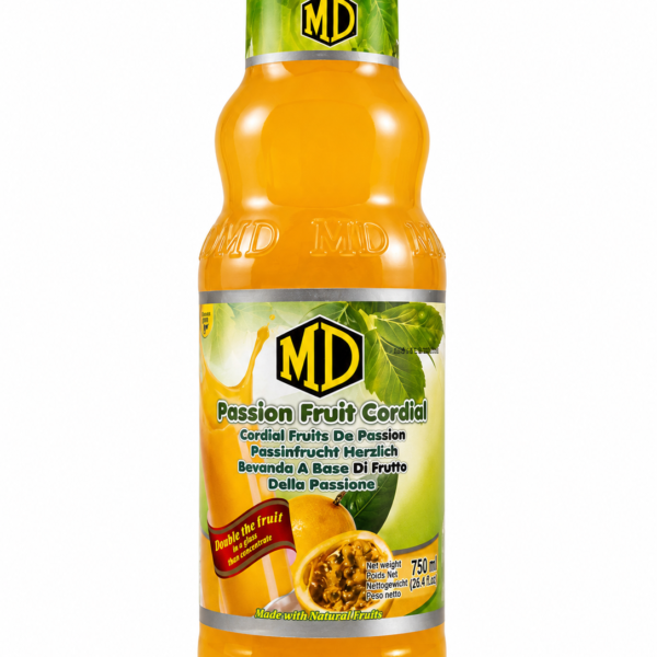 MD Passion Fruit Cordial 750ml