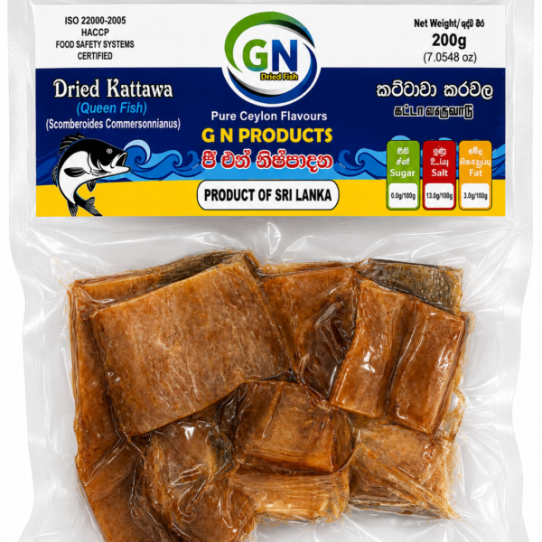 GN Dried Kattawa (Queen Fish) 200g