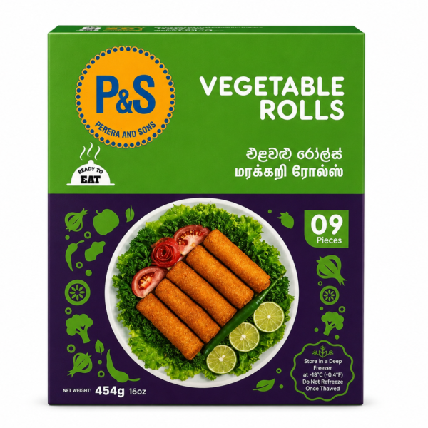 P&S Frozen Vegetable Rolls 9 Pieces