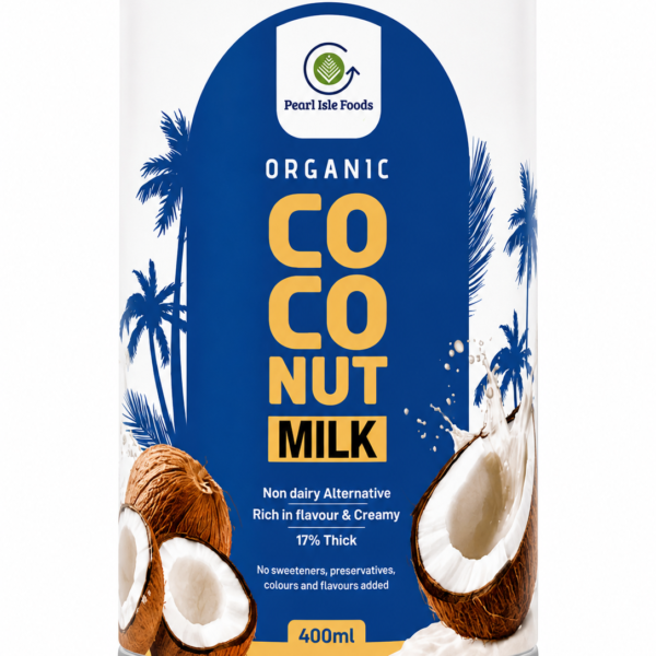 Pearl Isle Foods Organic Coconut Milk 400ml