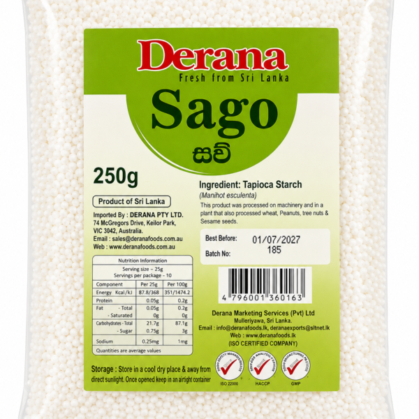 Derana Sago 250g