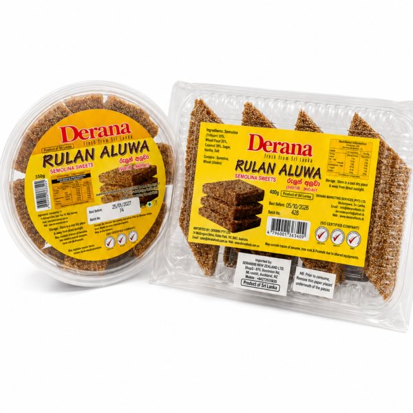 Derana Rulan Aluwa (Semolina Sweets)