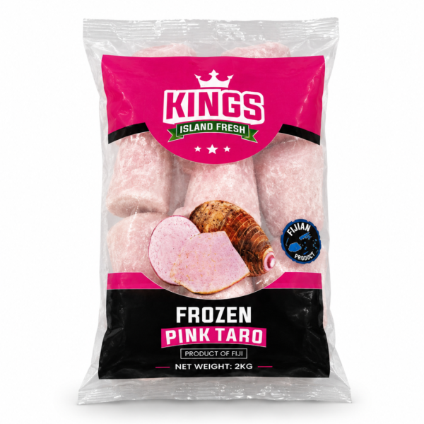 Kings Island Fresh Frozen Pink Taro (Kiri Ala) 2kg
