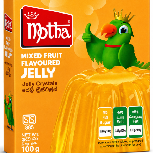 Motha Mixed Fruit Flavoured Jelly 100g