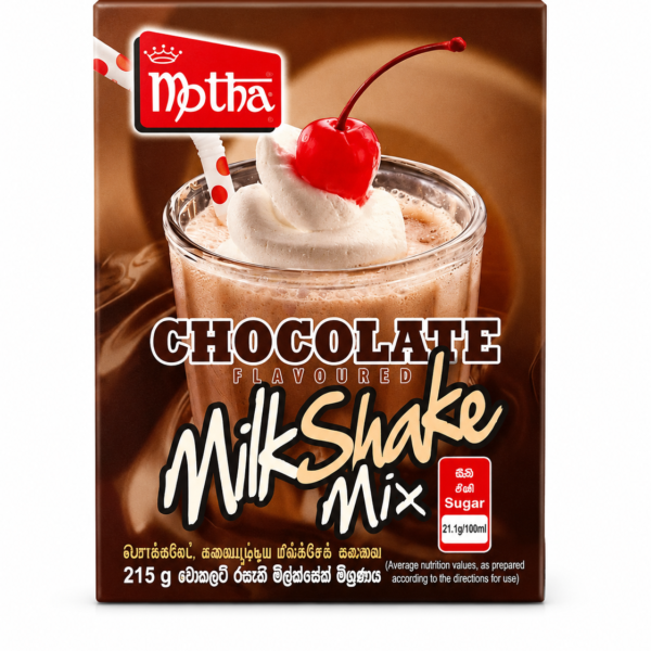 Motha Chocolate Flavoured Milk Shake Mix 215g
