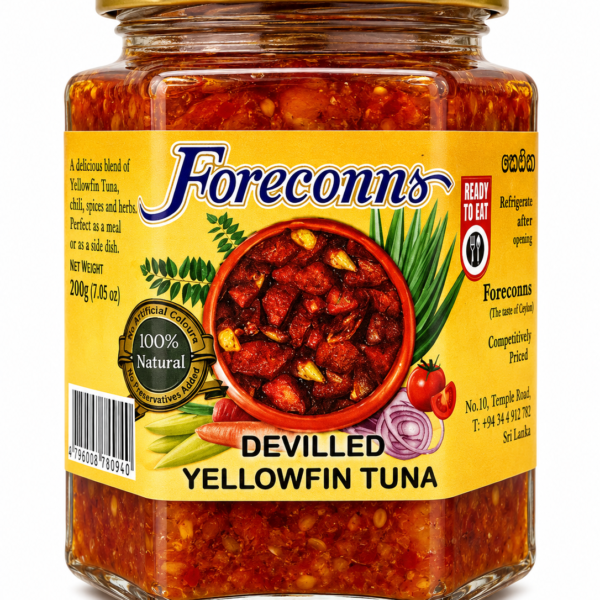 Foreconns Devilled Yellowfin Tuna 300g