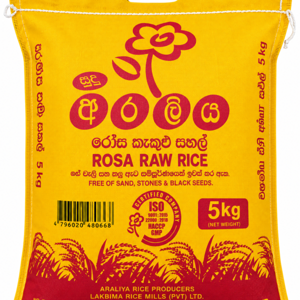 Araliya Rosa Raw Rice 5kg
