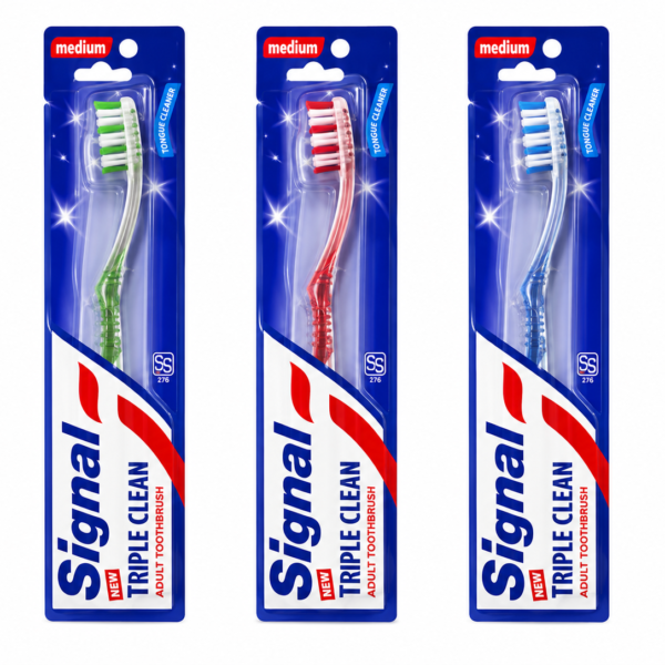 Signal Triple Clean Toothbrush - Medium