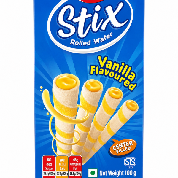 CBL Munchee Stix Vanilla Flavoured 100g