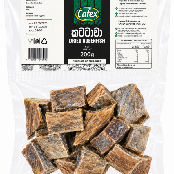 Cafex Dried Queenfish (Kattawa) 200g