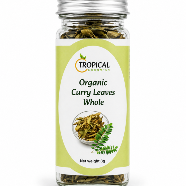 Tropical Goodness Organic Curry Leaves Whole 3g
