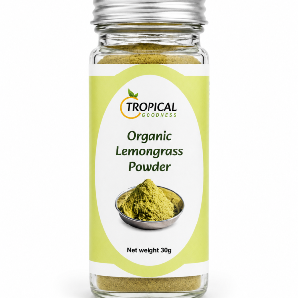 Tropical Goodness Organic Lemongrass Powder 30g
