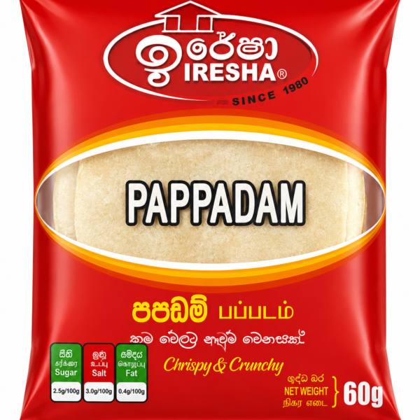 Iresha Pappadam 60g